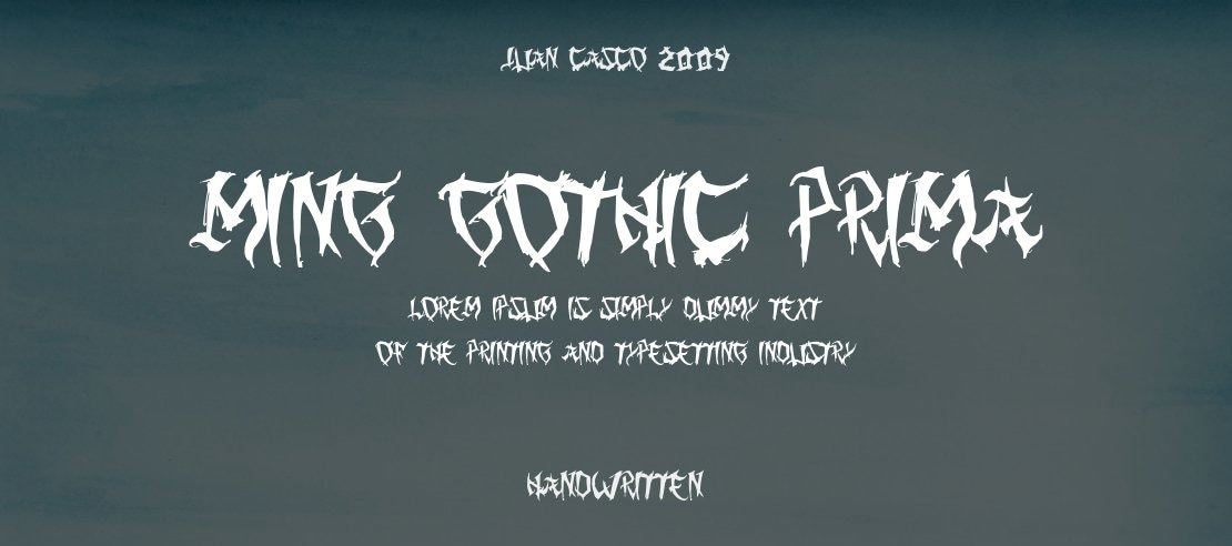 Ming Gothic Prima Font