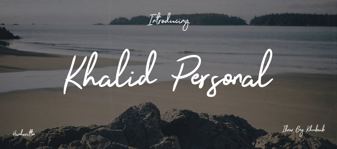Khalid Personal Font