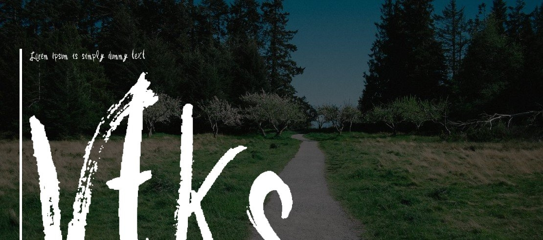 Vtks Rash Font