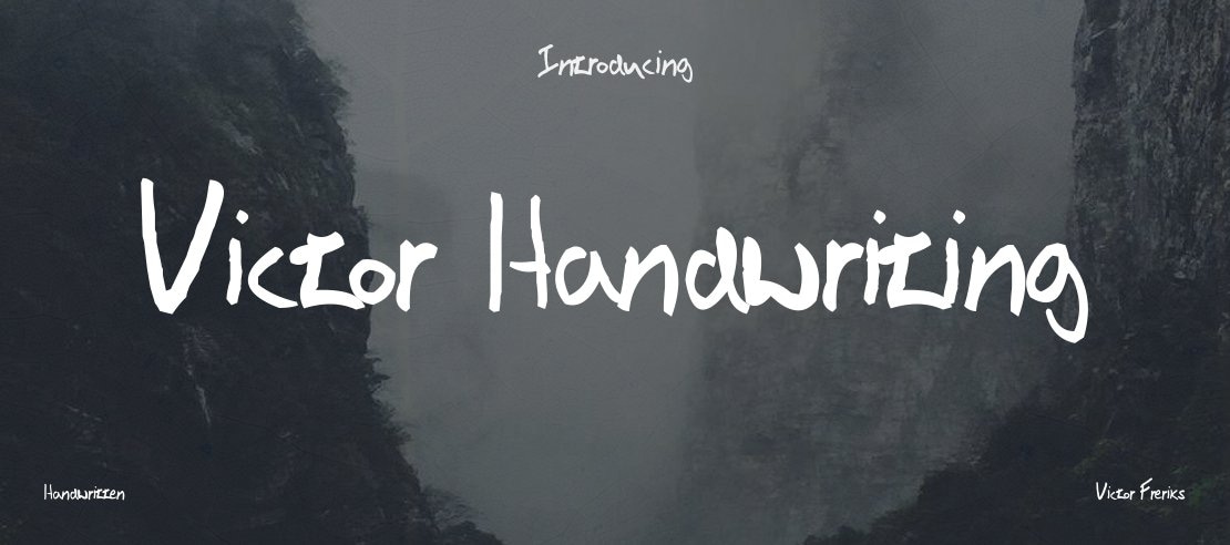 Victor Handwriting Font