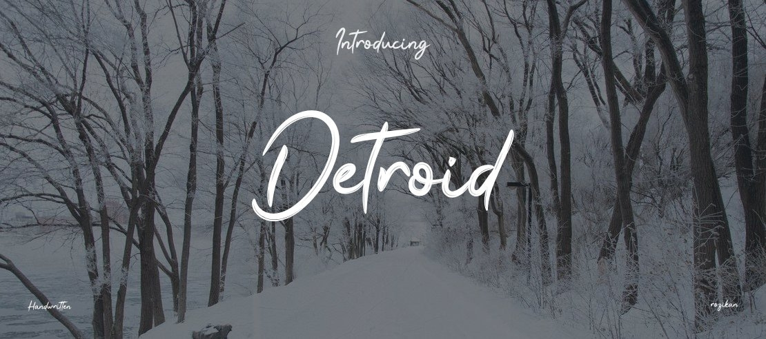 Detroid Font