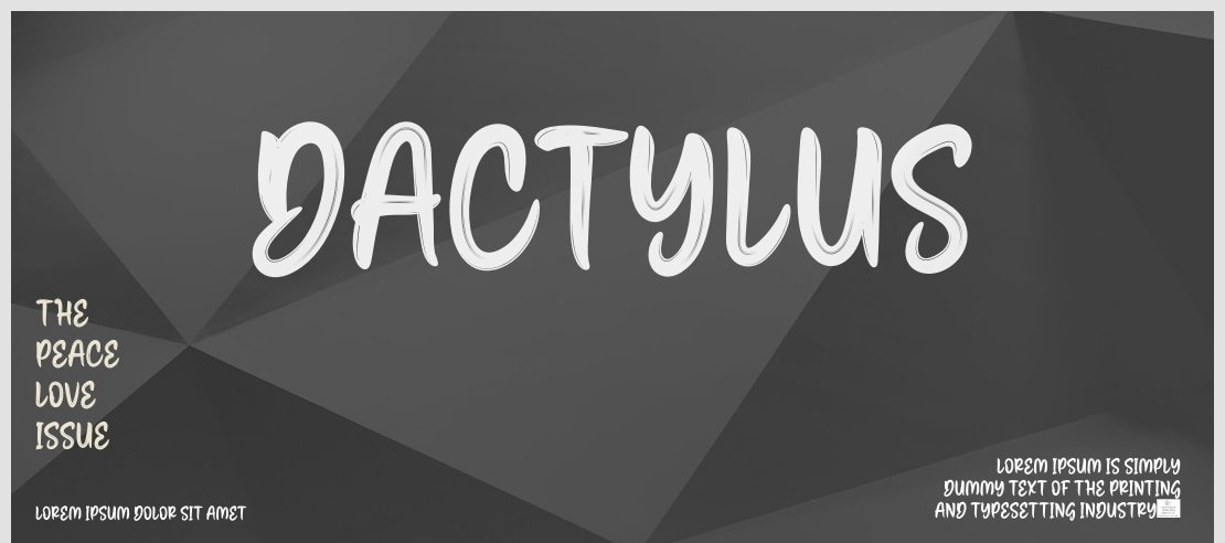 Dactylus Font