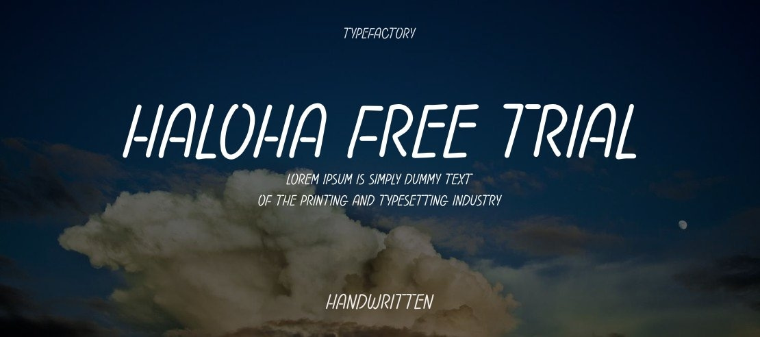 Haloha Free Trial Font