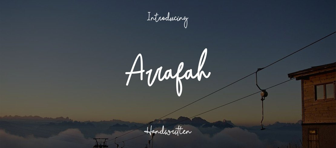 Arrafah Font Family