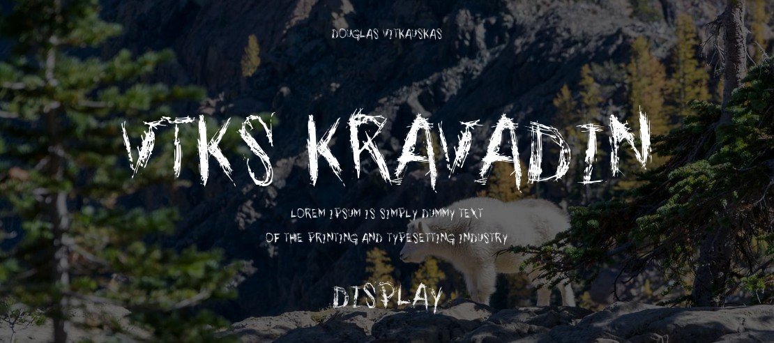 vtks kravadin Font