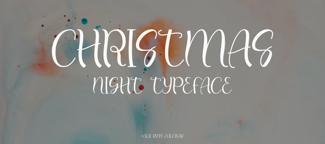 Christmas Night Font