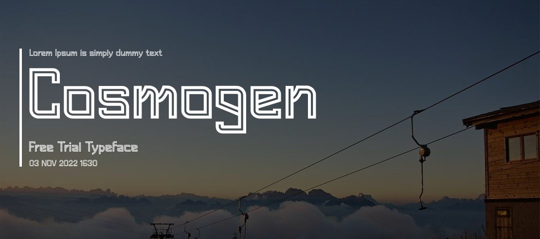 Cosmogen Free Trial Font