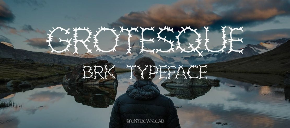 Grotesque BRK Font