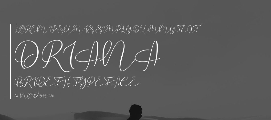 Driana Brideth Font Family