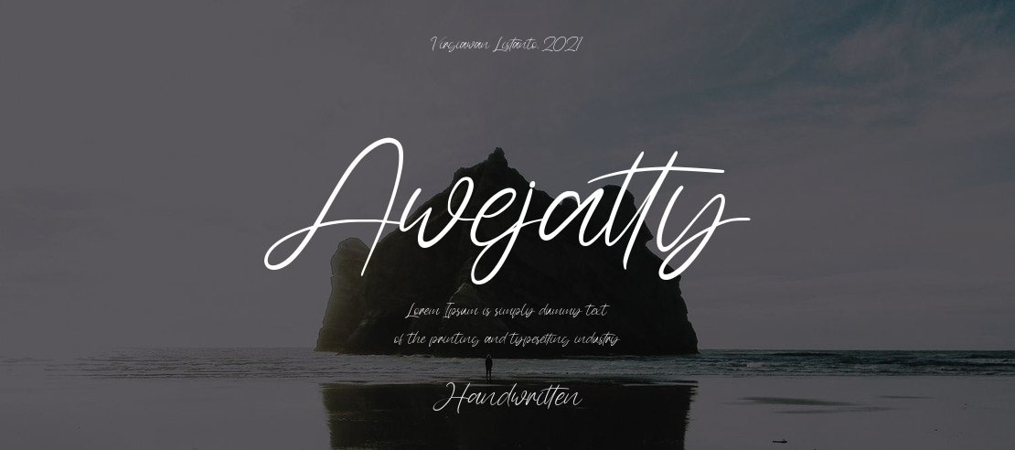 Awejatty Font