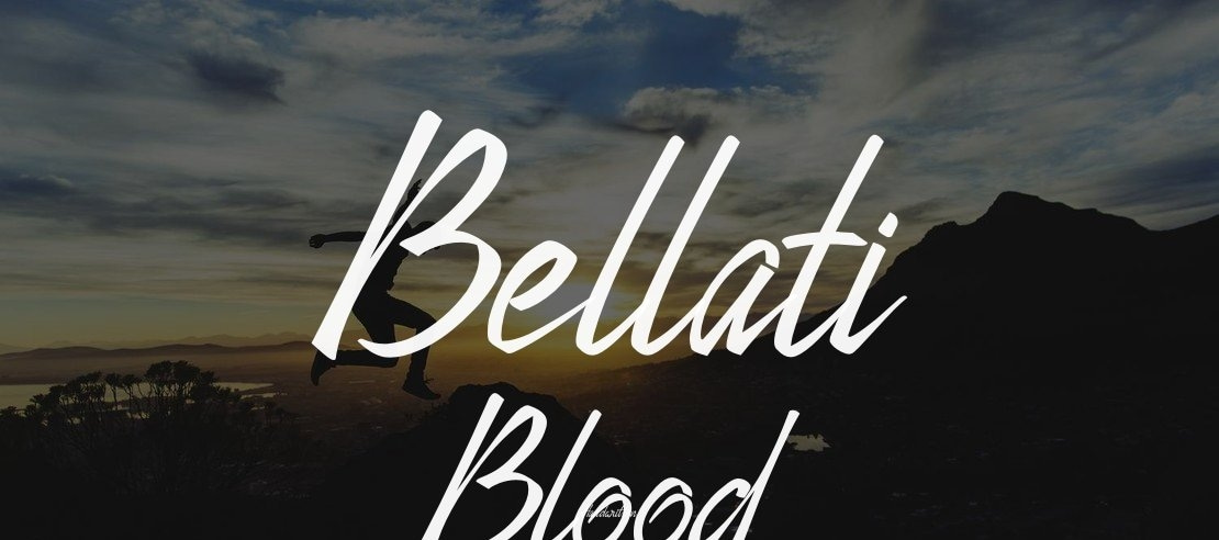 Bellati Blood Font