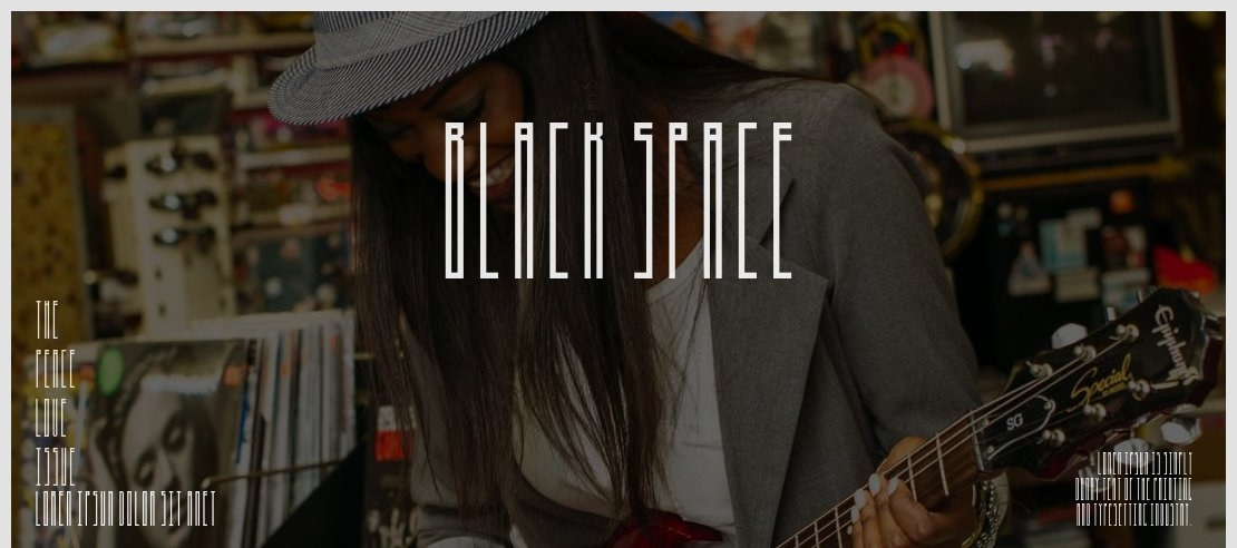 Black Space Font