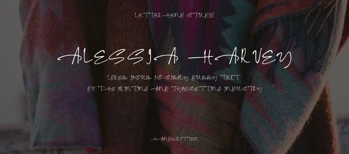 Alessia Harvey Font