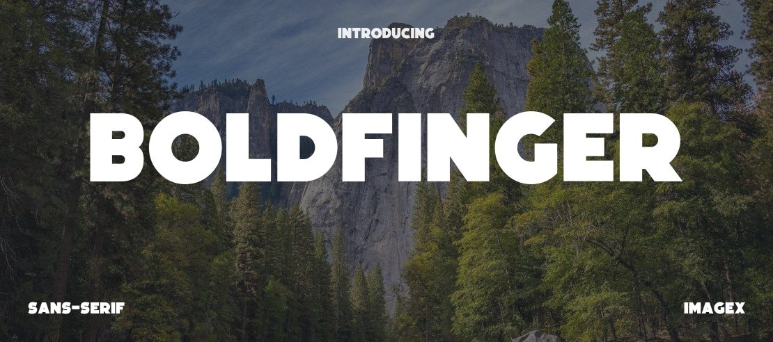 Boldfinger Font