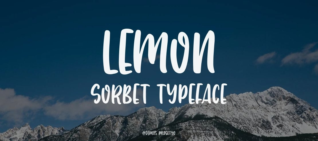 Lemon Sorbet Font