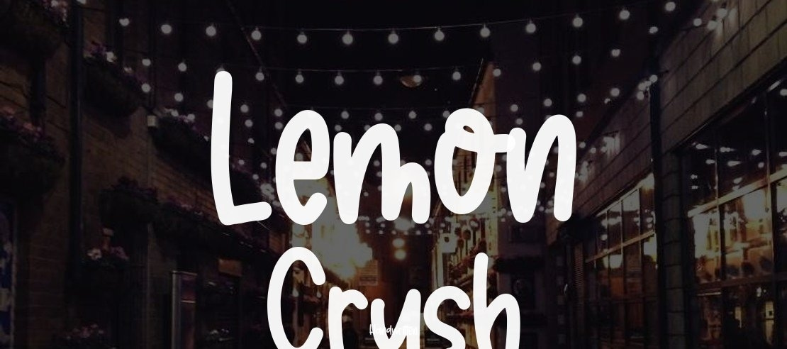 Lemon Crush Font