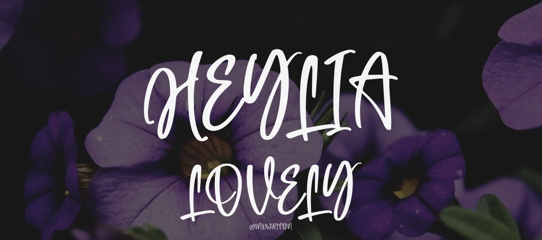 Heylia Lovely Font