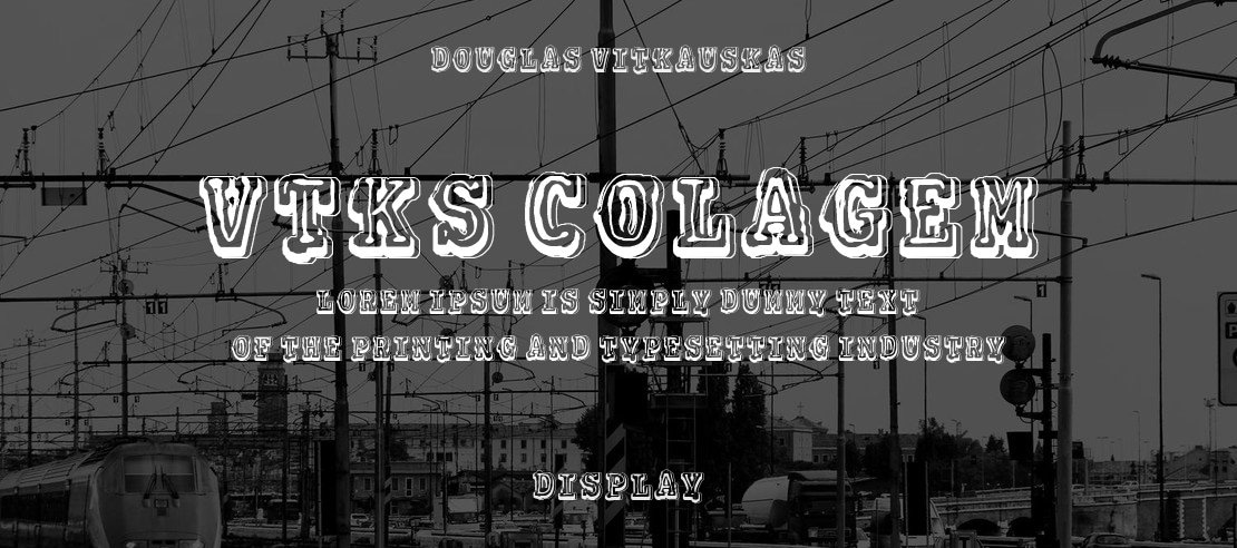 VTKS Colagem Font