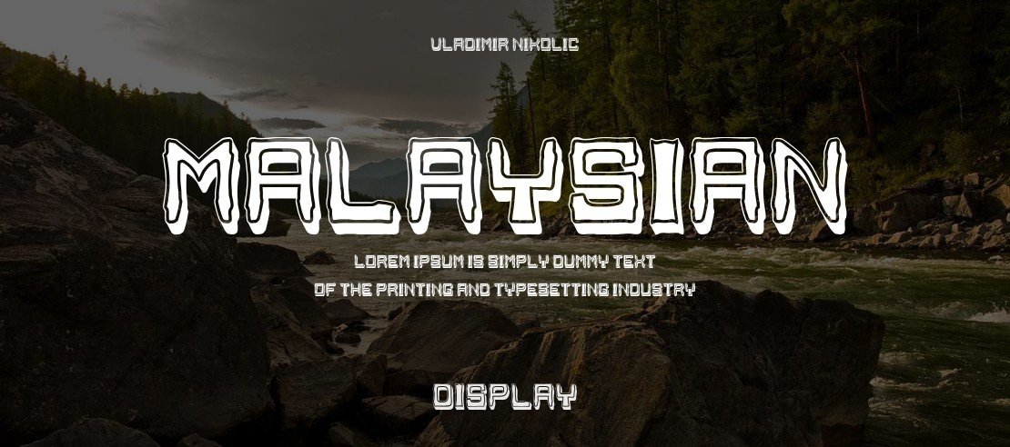 Malaysian Font