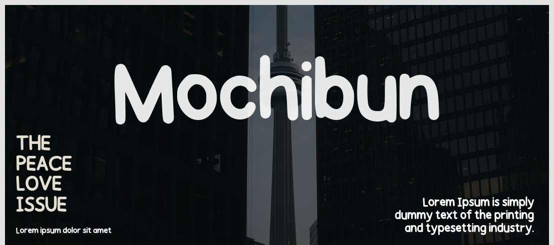 Mochibun Font