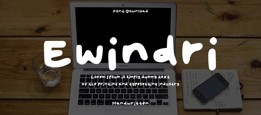 Ewindri Font