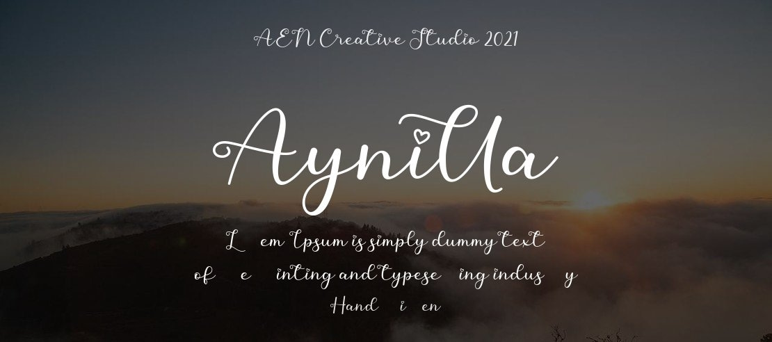 Aynilla Font