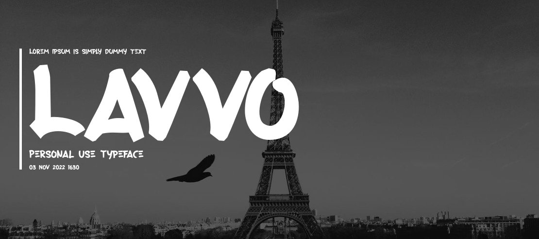 Lavvo Personal Use Font