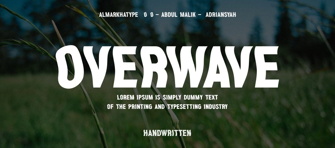 Overwave Font