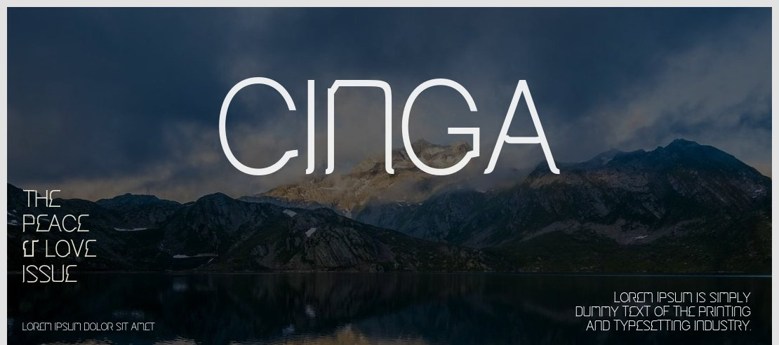 Cinga Font Family