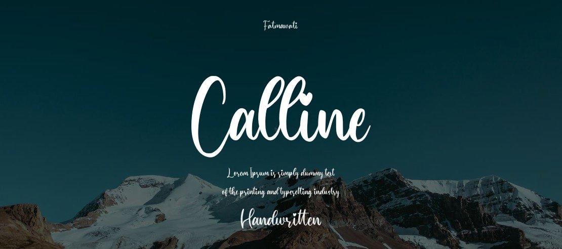 Calline Font