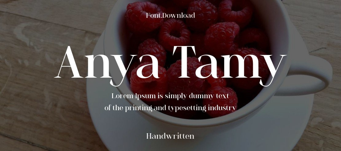 Anya Tamy Font