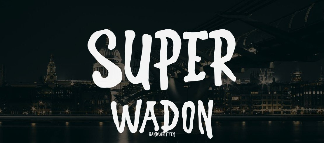 Super Wadon Font