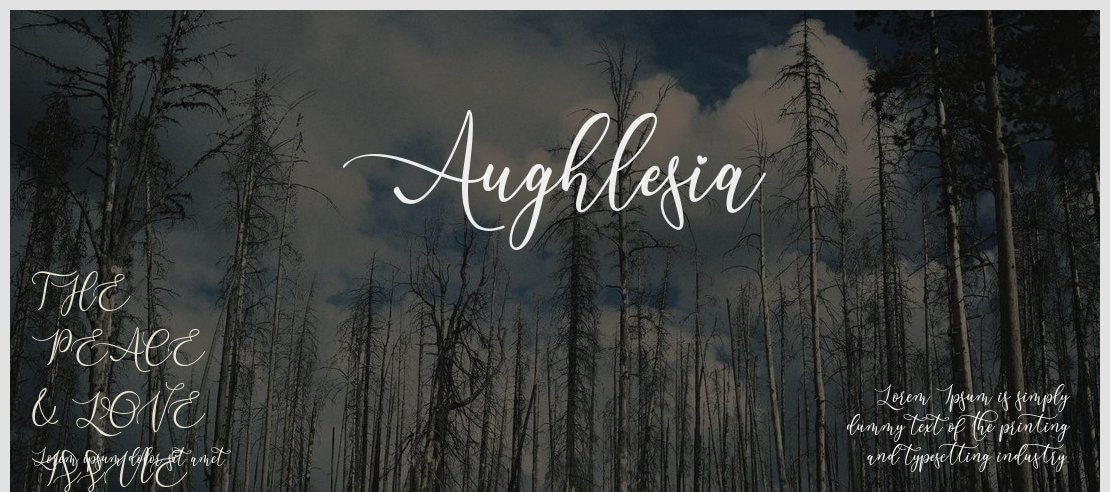 Aughlesia Font Family