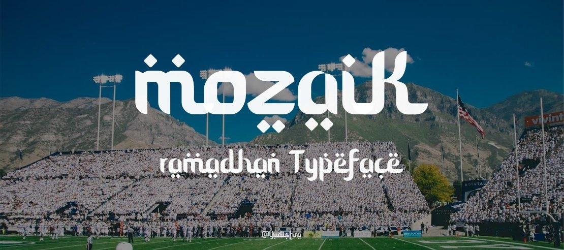 mozaik ramadhan Font