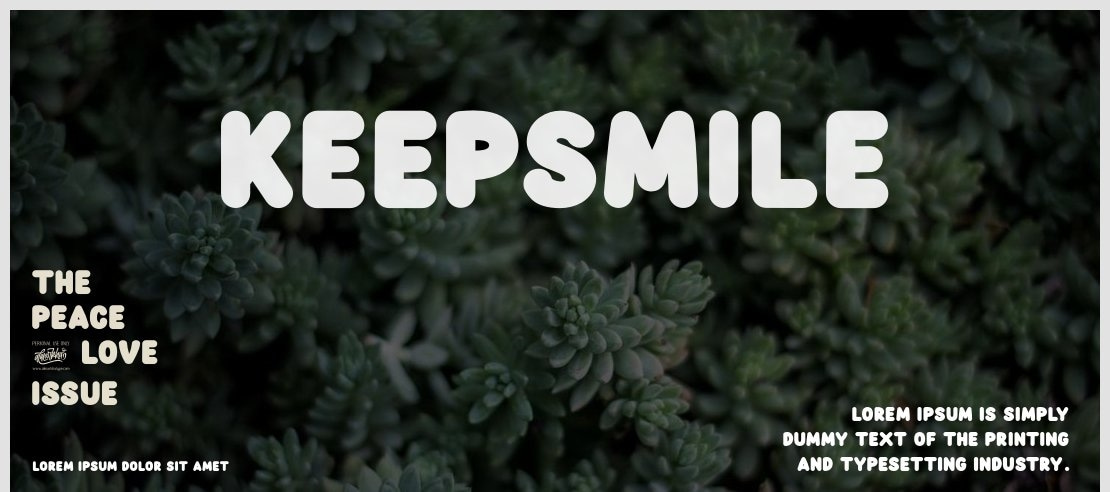 Keepsmile Font