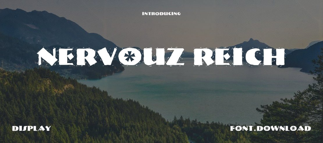 Nervouz Reich Font