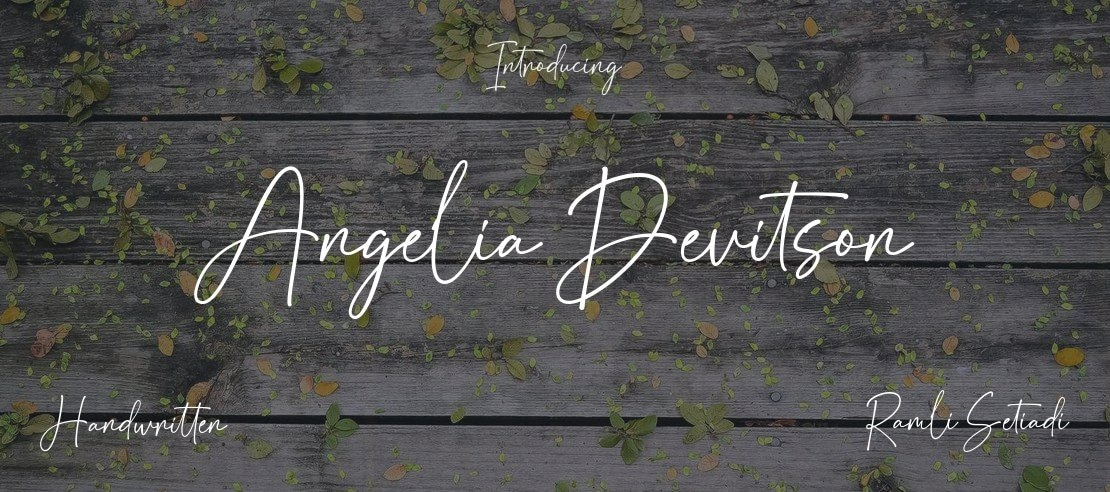 Angelia Devitson Font