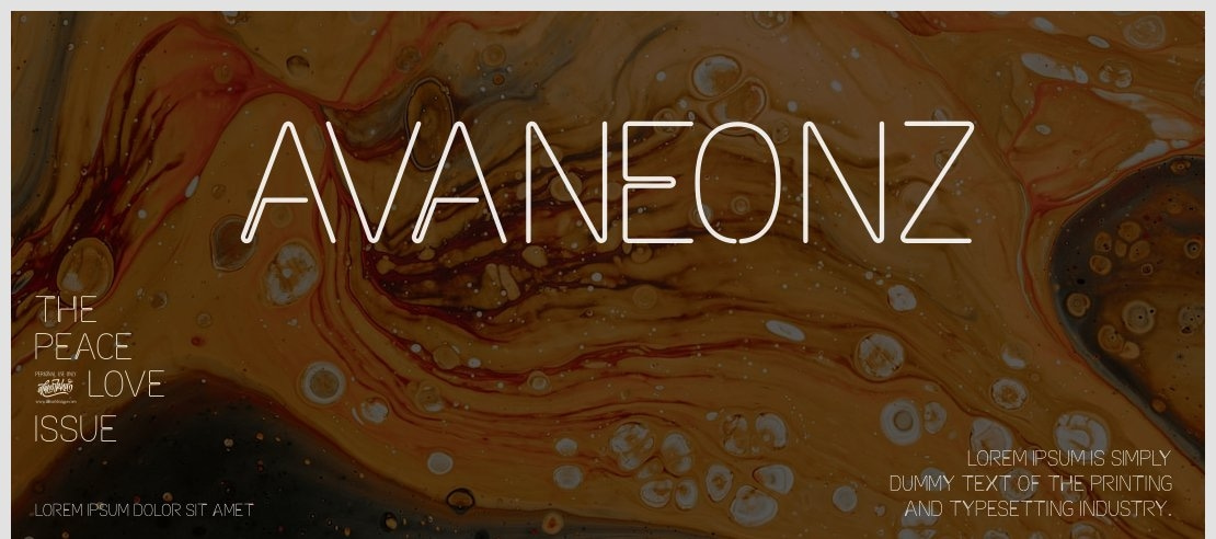 Avaneonz Font