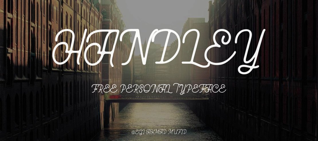 Handley FREE PERSONAL Font