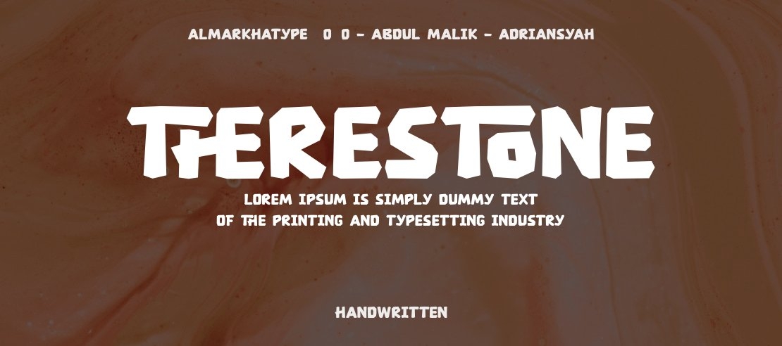 Therestone Font