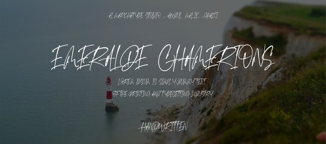 Emeralde Chamerions Font Family