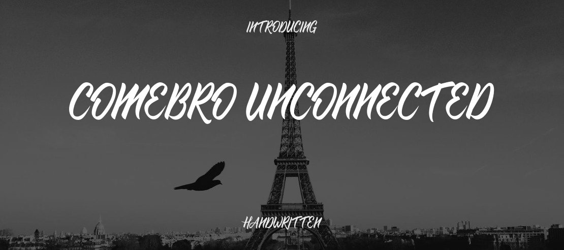 Comebro Unconnected Font