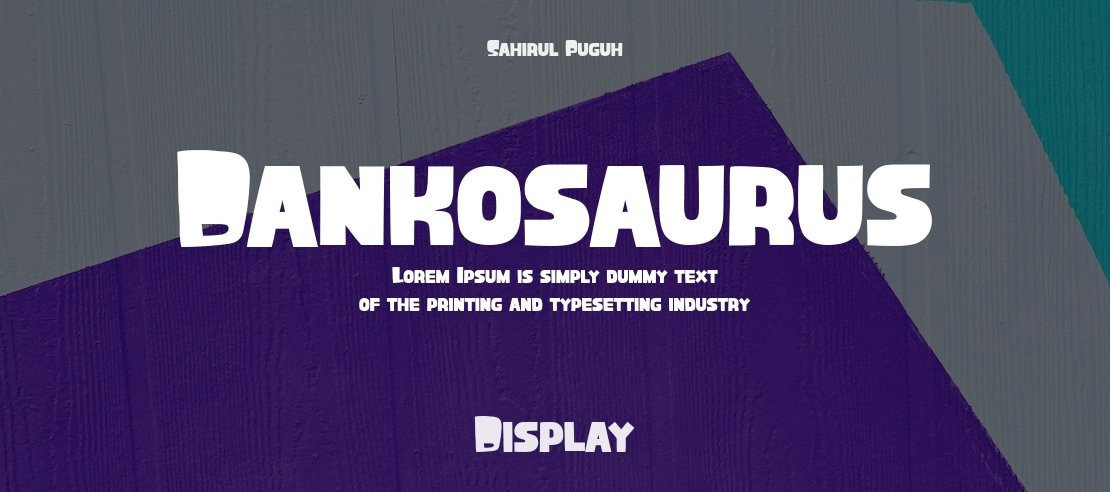 Dankosaurus Font