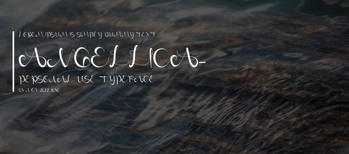 Angellica- PERSONAL USE Font