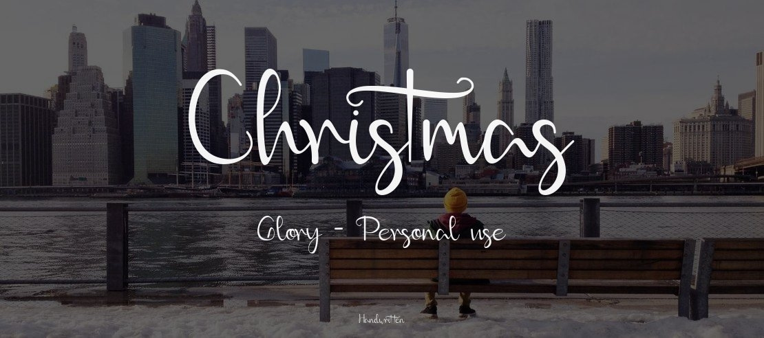 Christmas Glory - Personal use Font