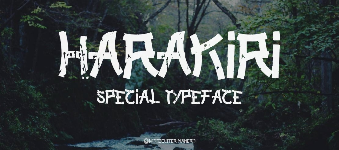 Harakiri Special Font