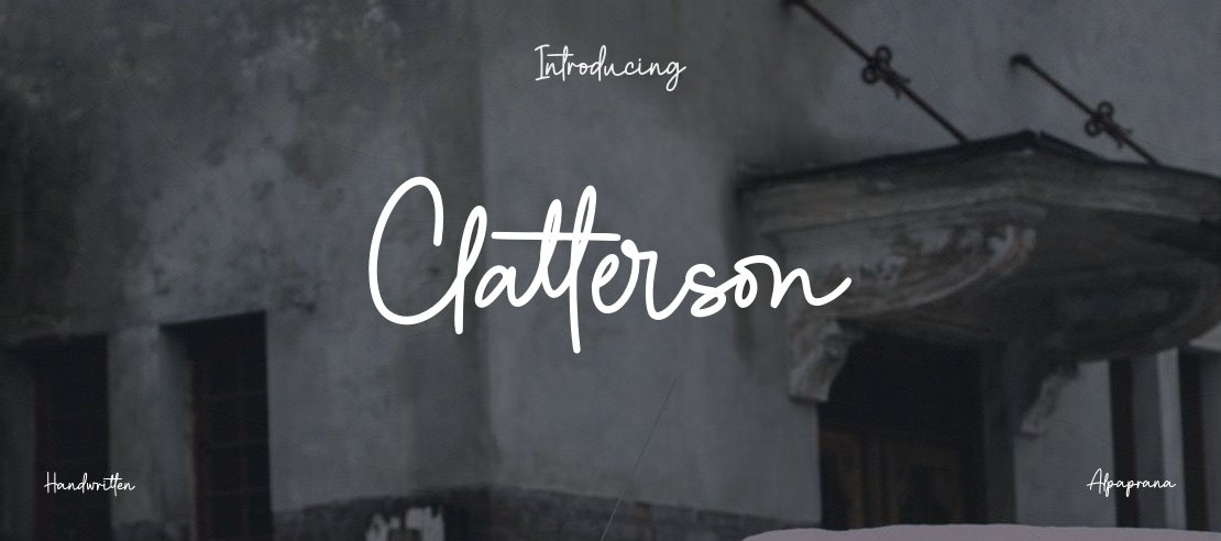 Clatterson Font