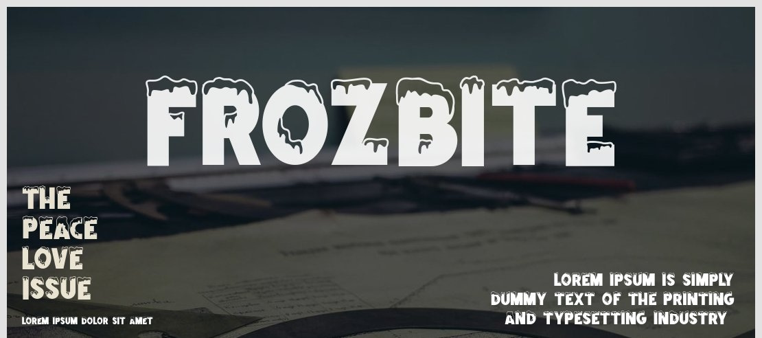 FROZBITE Font