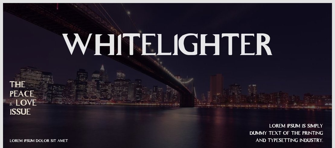 Whitelighter Font