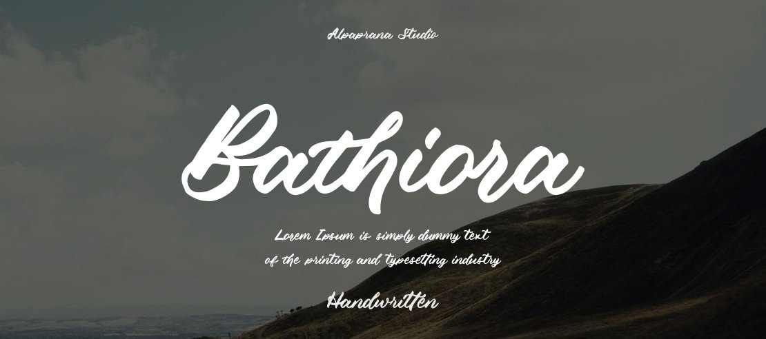 Bathiora Font